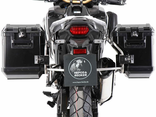 Kofferset Hepco&Becker 'Cutout' Met Rvs Rek En Xplorer Koffers Honda Crf1100L Africa Twin Adventure Sports '20-23