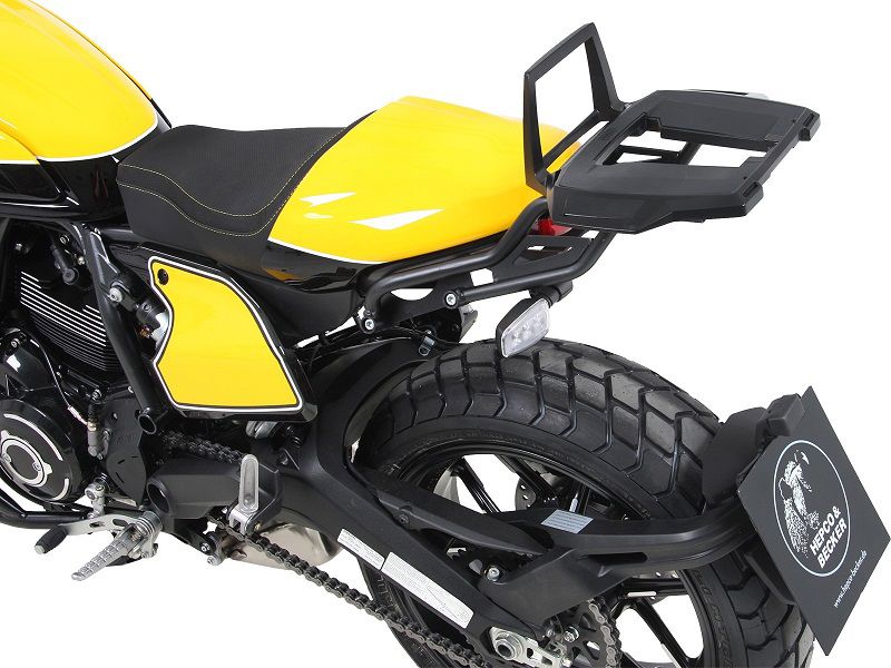 Topdrager Zwart Alurack Hepco&Becker Ducati Scrambler 800 '19-22