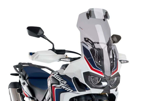 Vervangingsruit touring met opzetruitje licht getint en support protection Honda CRF1000 '16-19