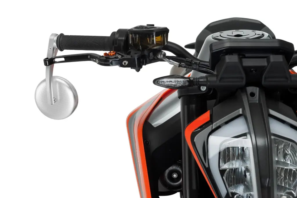 Puig Grand Tracker Stuureindspiegel - Zilver / Zwart
