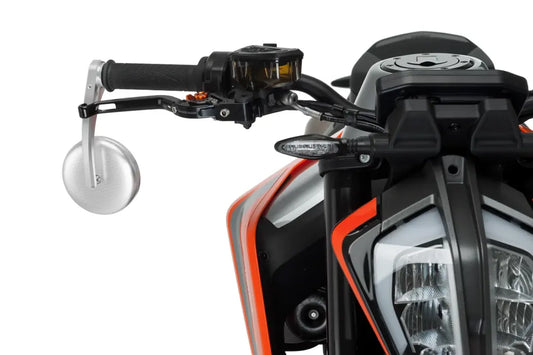 Stuureind spiegel Grand Tracker Puig zilver aluminium gefreesd rechts/links