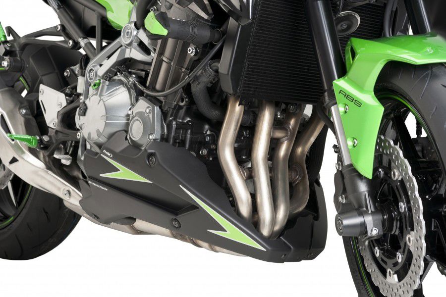 Motorspoiler mat zwart Puig Kawasaki Z900/SE '25