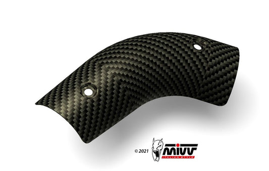 MIVV carbon heatshield voor demper Kawasaki Ninja 1000SX '20-