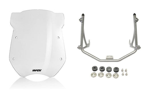 Vervangingsruit 18'' inclusief frame WRS BMW R1200R '11-14 transparant