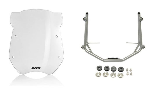Vervangingsruit 18'' inclusief frame WRS BMW R1200R '07-10 transparant