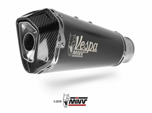 Mivv Delta Race Black Vespa Gtv300 '23- / Gts300 '21-