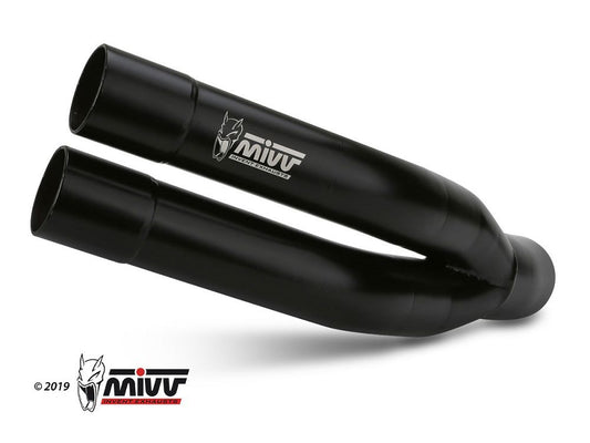 MIVV Double Gun Black demper Kawasaki Z900 '17- / A2 70KW