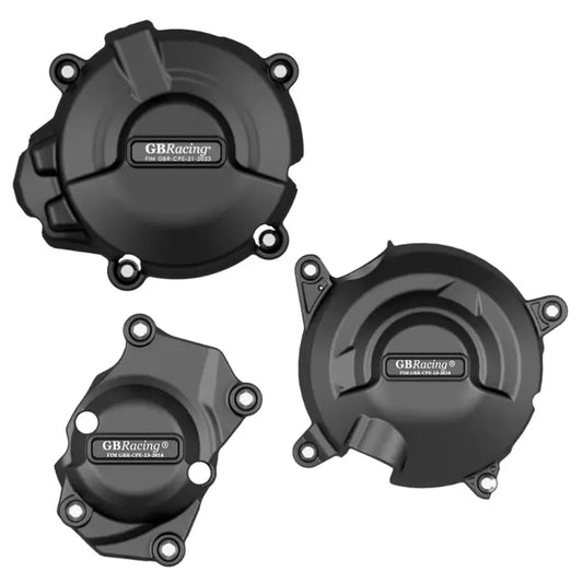 GB-Racing engine cover set Triumph Daytona 660 '24- (koppeling, pulse en dynamo)