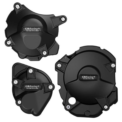 Gb-Racing Engine Cover Set Suzuki Gsf600 Bandit '95-04 (Koppeling, Dynamo En Waterpomp)