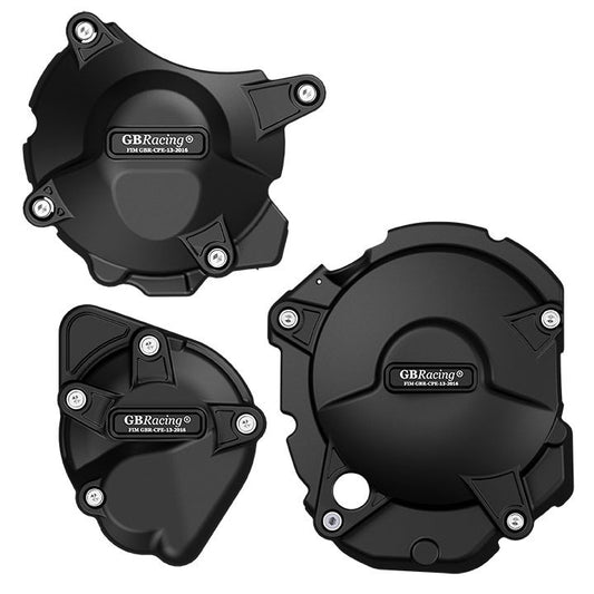 Gb-Racing Engine Cover Set Suzuki Gsf600 Bandit '95-04 (Koppeling, Dynamo En Waterpomp)