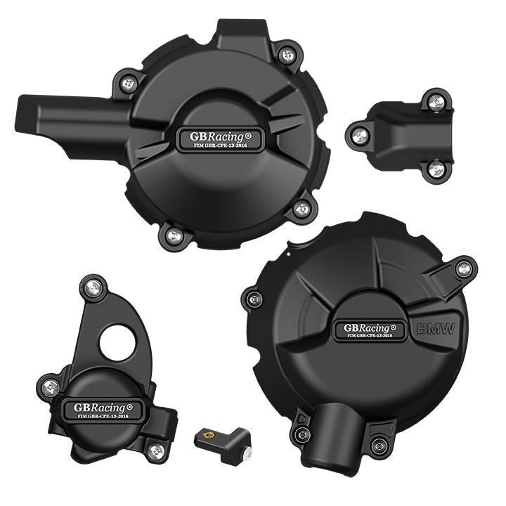 Gb-Racing Engine Cover Set Bmw S1000Xr '20- (Koppeling, Pulse, Waterpomp En Dynamo)