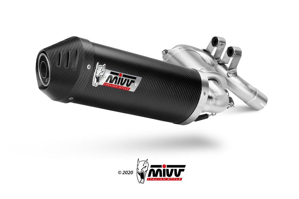 Mivv Oval Carbon Met Carbon End Cap Bmw F900Xr '20-