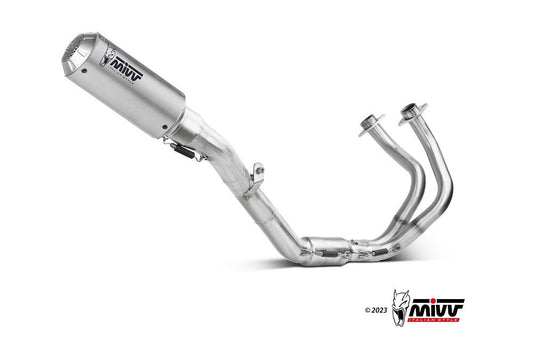Mivv Systeem Met Mk3 Rvs Kawasaki Ninja 650 / Z650 '23- (2 Lambdas)