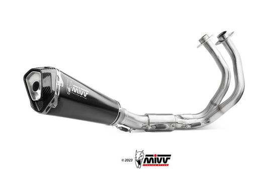 Mivv Systeem Met Delta Race Black Rvs Kawasaki Ninja 650 / Z650 '23- (2 Lambdas)