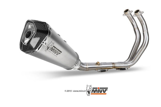 Mivv 2-1 Systeem Met Delta Race Rvs Demper Yamaha Mt-07 '14-20