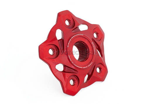 Tandwieldrager aluminium Evotech voor Ducati Hypermotard 950 '19-