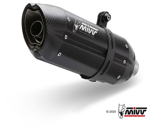 MIVV Suono Steel Black RVS demper (LOW) Triumph Speed Triple 1050 '11-'15