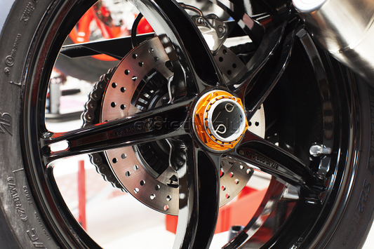 Achterwielmoer aluminium Evotech KTM 1290 Superduke / GT (TB-024AW)
