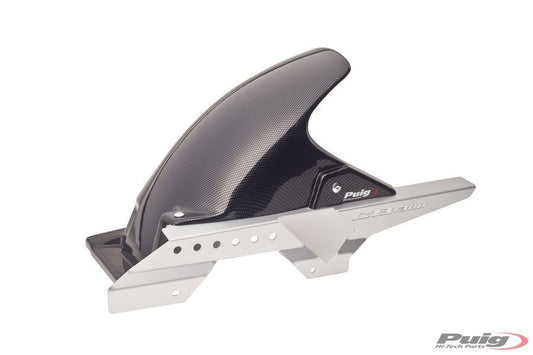Achterspatbord Puig carbon look met aluminium kettingkast Honda CB1300 '03-13