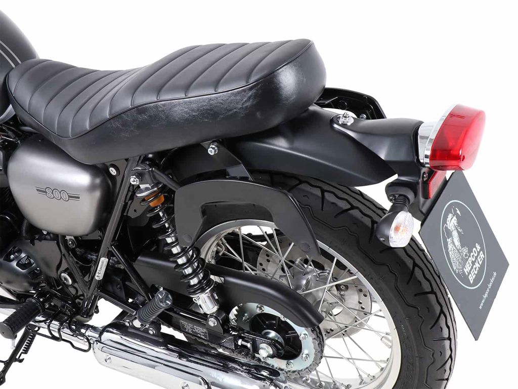 C-Bow Tasdragers Zwart Hepco&Becker Kawasaki W800 Steet/Cafe '19+