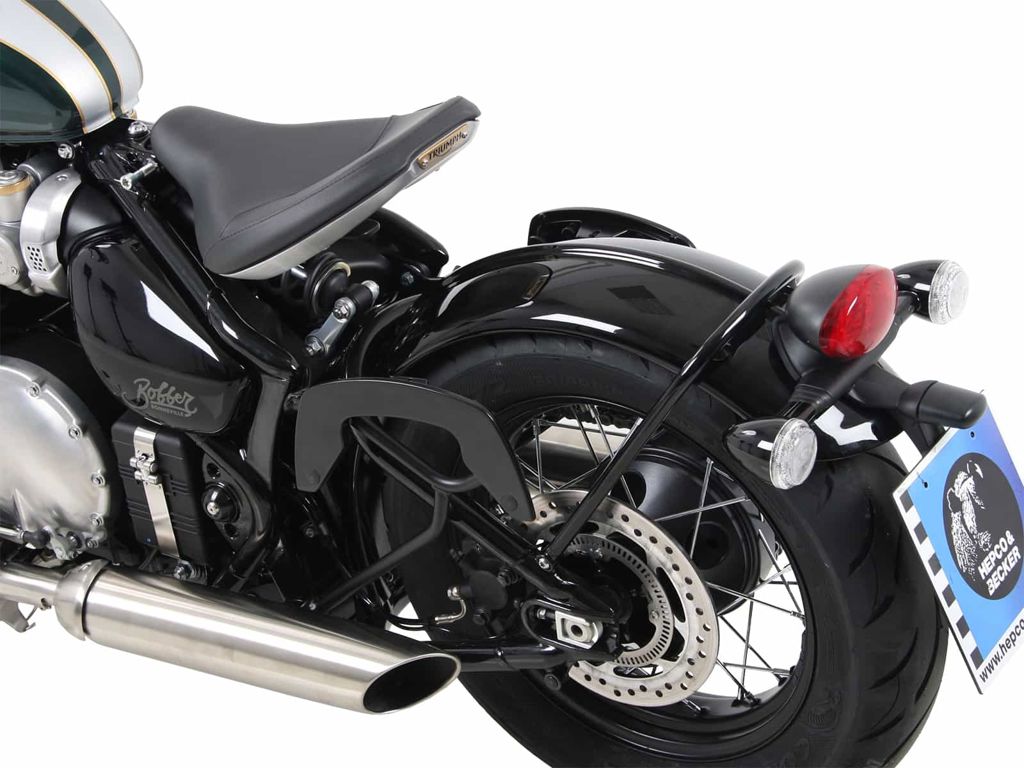 C-Bow tasdragers zwart Hepco&Becker Triumph Bonneville Bobber '17-21