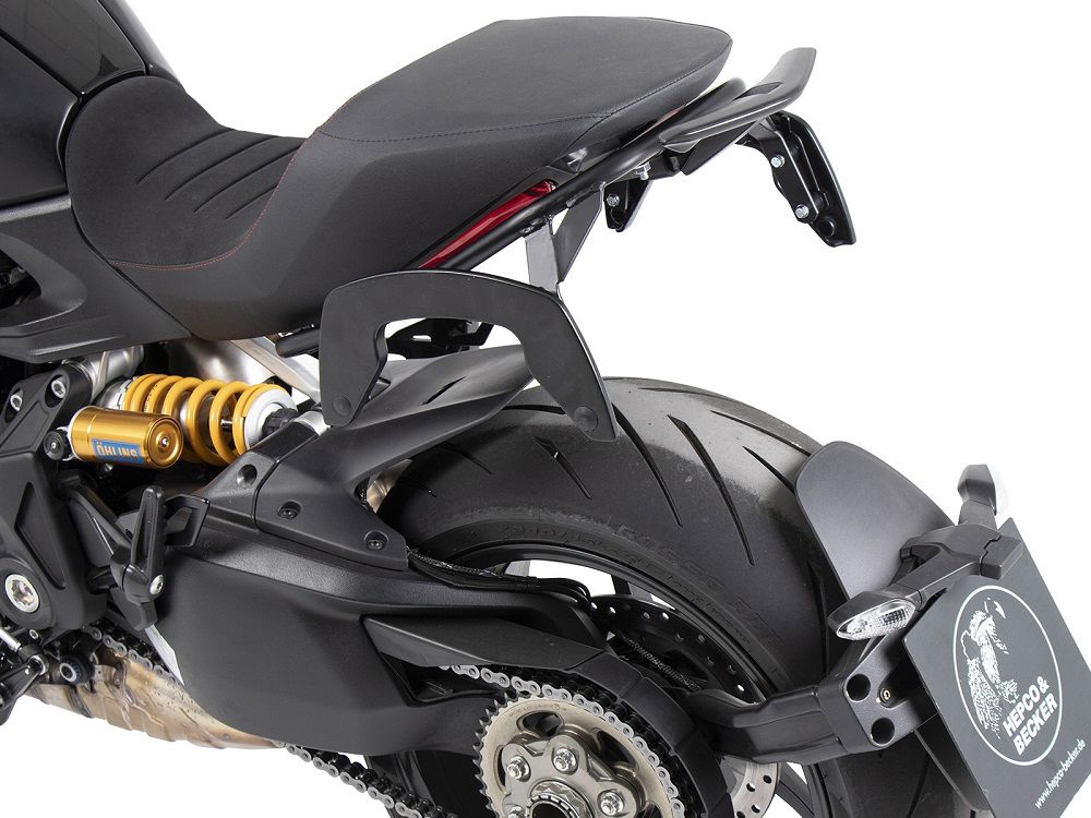C-Bow Tasdragers Zwart Hepco&Becker Ducati Diavel 1260 / S '19+