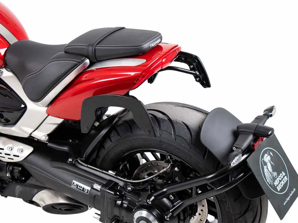 C-Bow Tasdragers Zwart Hepco&Becker Triumph Rocket Iii R / Gt '20+