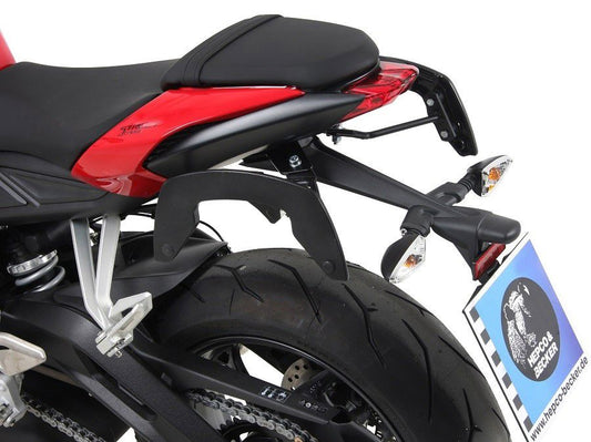C-Bow Tasdragers Zwart Hepco&Becker Triumph Street Triple 765 Rs/R/S