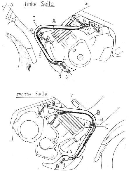 Valbeugel Zwart Hepco&Becker Yamaha Tdm850 '91-'01