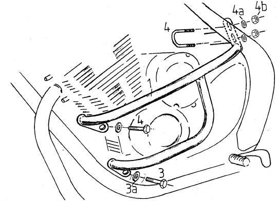 Valbeugel Chroom Hepco&Becker Yamaha Xj600N/S Diversion '91-95