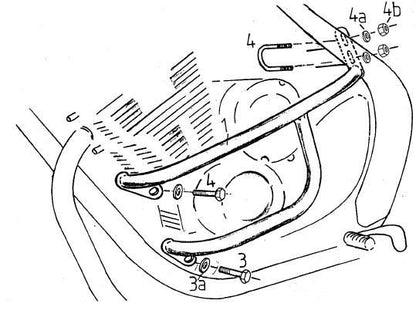 Valbeugel Chroom Hepco&Becker Yamaha Xj600N/S Diversion '91-95
