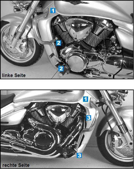 Valbeugel chroom Hepco&Becker Suzuki M1800R Intruder '06-