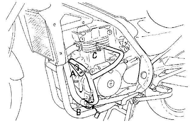 Valbeugel Zwart Hepco&Becker Kawasaki Er-5 '97-00