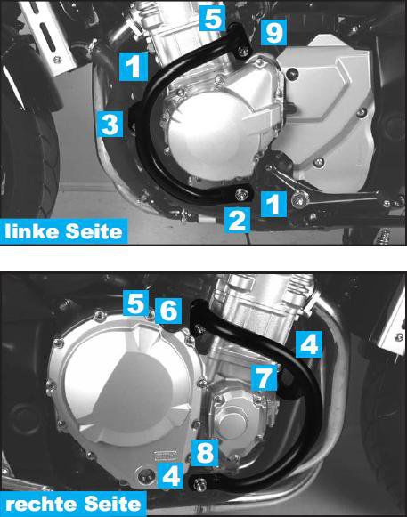 Valbeugel Zwart Hepco&Becker Suzuki Gsf1250N/S Bandit '07-