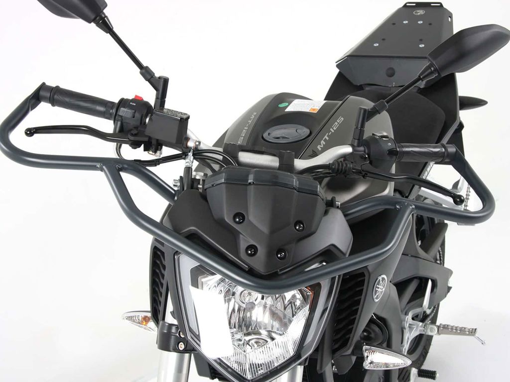 Valbeugel antraciet voorzijde Hepco&Becker Yamaha MT-125 '14-19