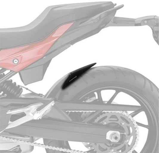 Achterspatbord verlenger mat zwart voor het originele spatbord BMW F900R/XR '20-