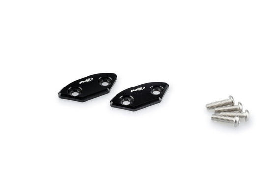 Spiegelafdekplaatjes zwart Puig Yamaha YZF-R6 '06-16