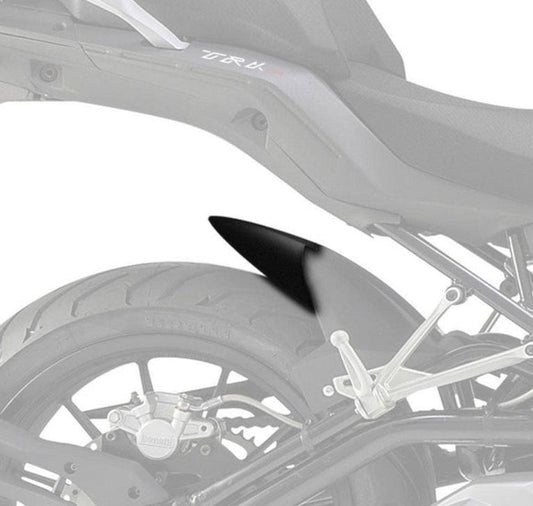 Achterspatbord verlenger mat zwart voor het originele spatbord Benelli TRK 502/X / 502C 19-