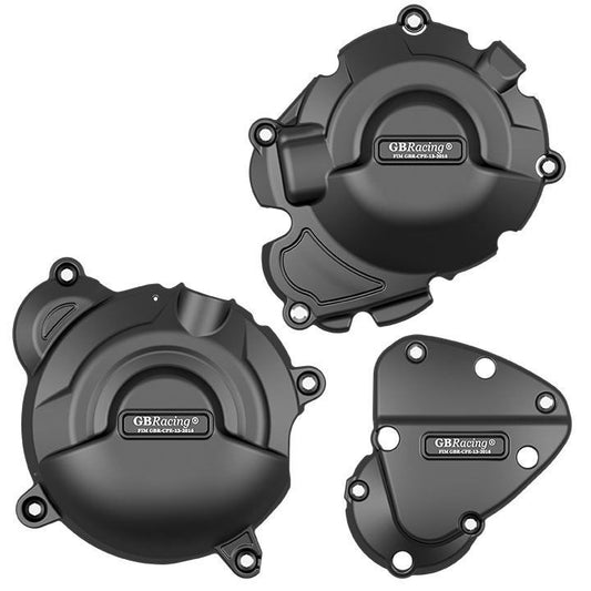 GB-Racing engine cover set Triumph Speed Triple 1200RR/RS/RX '21- (dynamo, koppeling en pulse)
