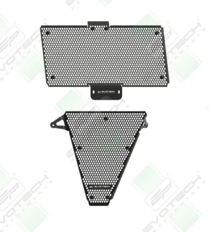 Radiator/Oliekoeler Cover Set Zwart Evotech Performance Ducati Streetfighter V2 '22-