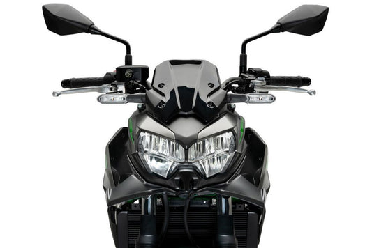 Naked Front Spoiler carbon look Puig voor Kawasaki Z650 '21-