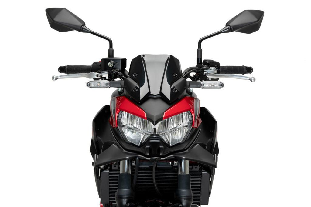Naked Front Spoiler mat zwart Puig voor Kawasaki Z650 '21-
