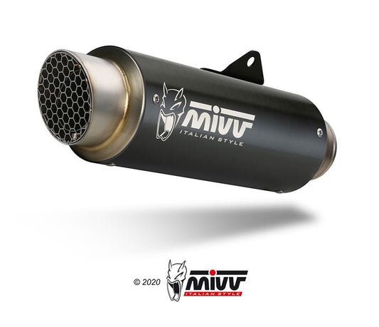 MIVV GP PRO Black RVS KTM Duke 125/ 390 '21-
