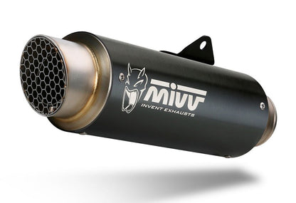 Mivv Gp Pro Black Rvs Suzuki Gsx-R125 / Gsx-S125 '17-