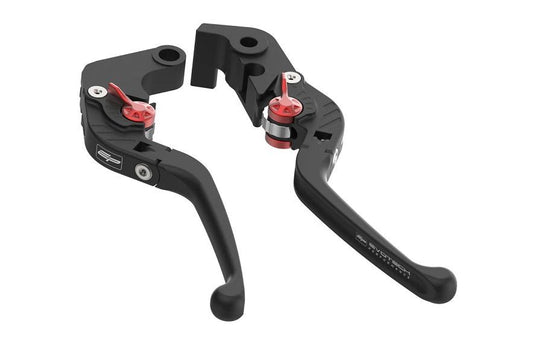 Hendel set Evotech Performance zwart/rood kort Yamaha MT-09 SP '21-