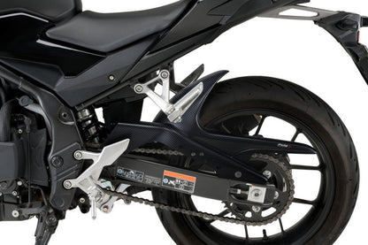 Puig Achterspatbord - Honda CB500 Hornet / NX500 2024-2026 | CB500 Hornet E-Clutch / NX500 E-Clutch 2026 en meer - Carbon Look / Mat Zwart