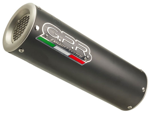 Slip-on demper GPR M3 zwart titanium Kawasaki Z900E (70kw) '21-