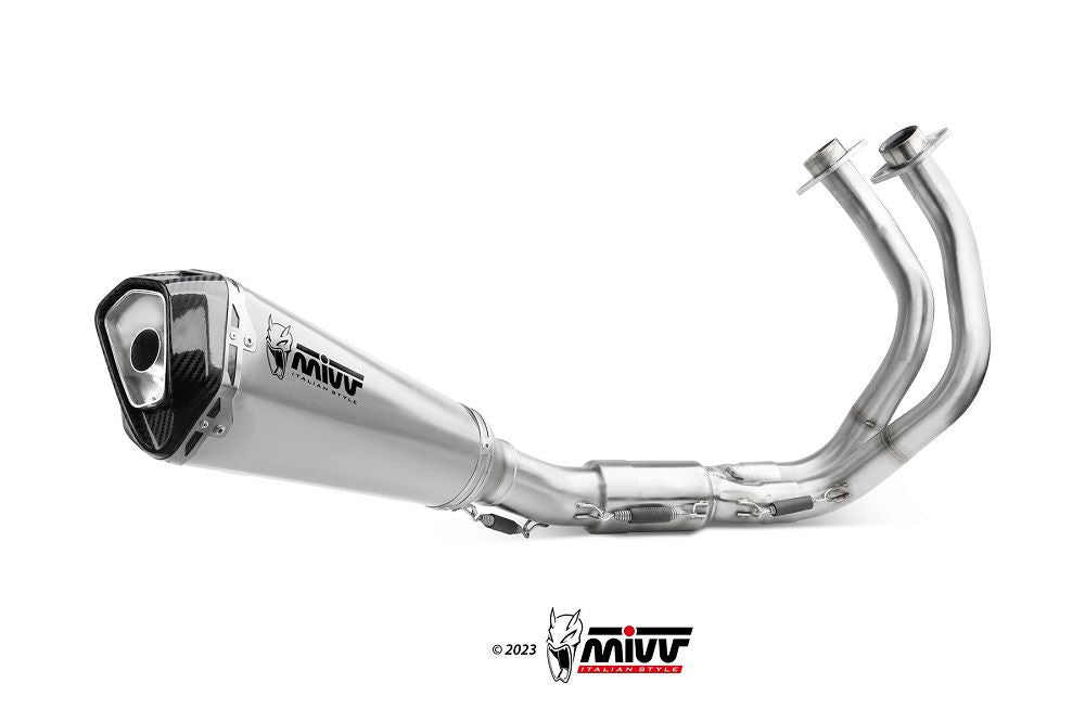 Mivv Systeem Met Delta Race Rvs Kawasaki Ninja 650 / Z650 '23- (2 Lambdas)