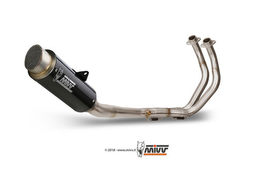 MIVV compleet 2-1 systeem met GP PRO carbon demper Yamaha R7 '22-