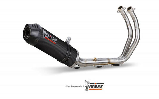 Mivv 2 In 1 Compleet Systeem Met Carbon Oval Demper Yamaha Tracer 700 / 7 / Gt
